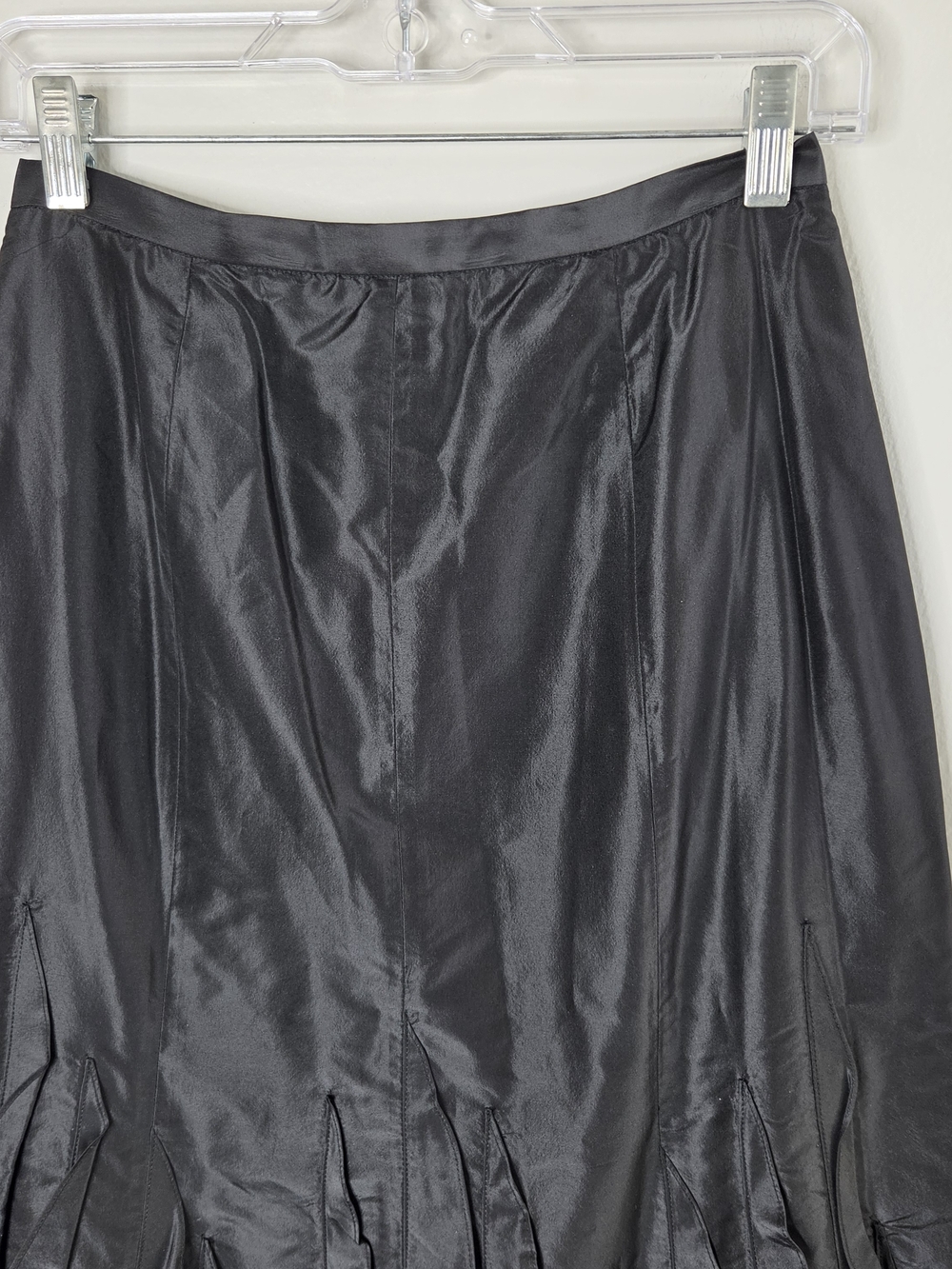 Teri Jon Rickie Freeman Silk Ruffled Maxi Skirt - Picture 3 of 7